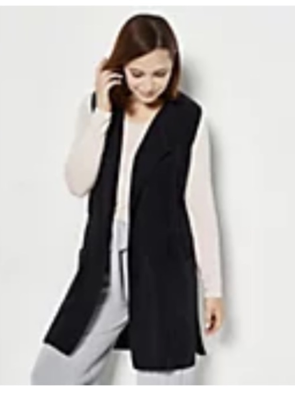 Barefoot Dreams CozyChic Ultra Lite Cascading Vest - NWT